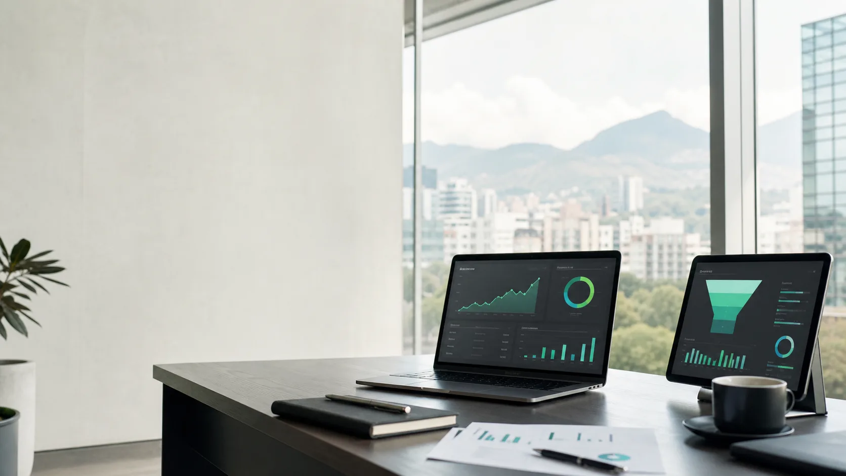 Executive visual of revenue, CRM and digital commerce